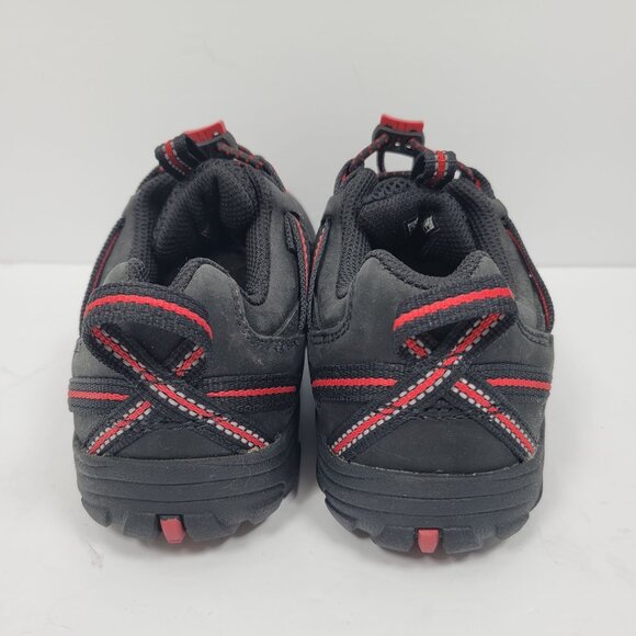 Keen Kid's Black Red Waterproof Hiking Shoes US Size 1 NWOT - Picture 3 of 8